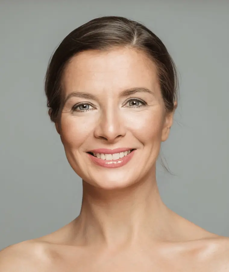Chirurgie du visage femme souriante - Dr Stéphane Raoult chirurgien esthétique